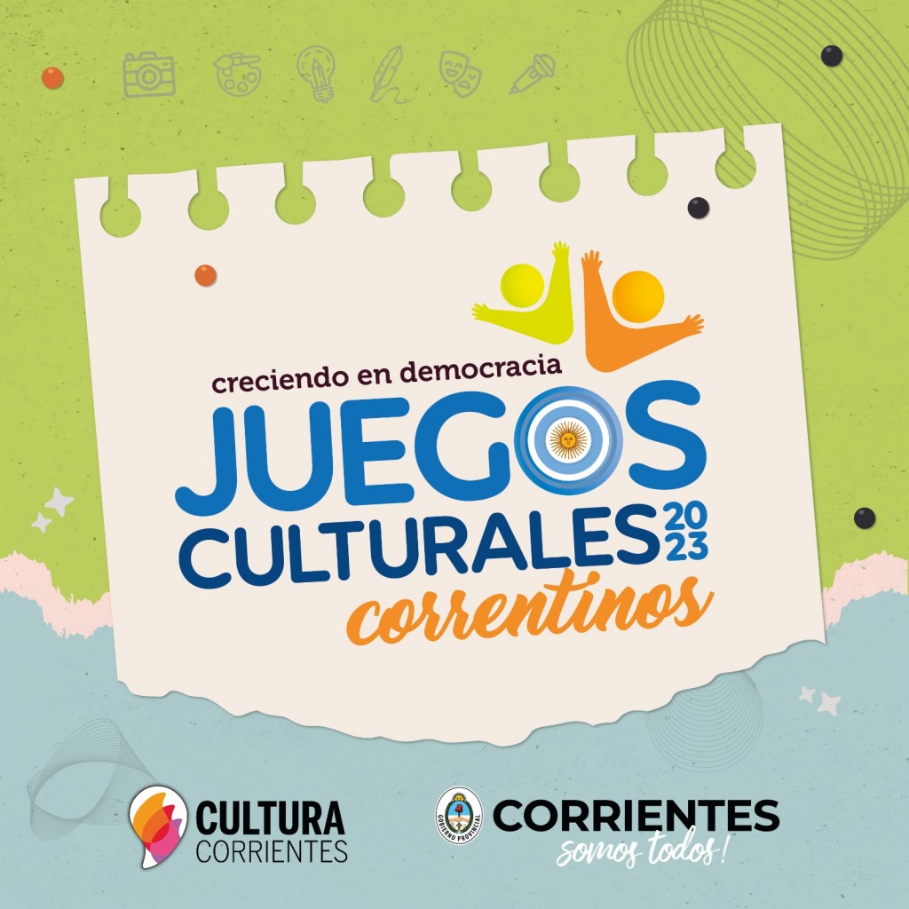 Más de 30 municipios participarán de los Juegos Culturales Correntinos 2023.