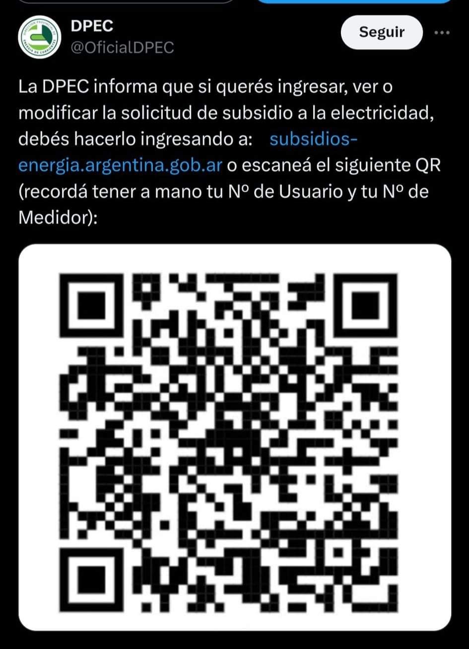 Cómo saber si es beneficiario del subsidio a la energía eléctrica