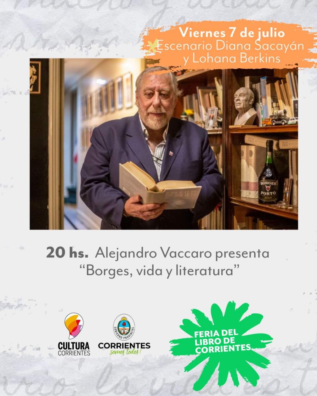 Jornada inaugural de la XIII Feria del Libro de Corrientes.