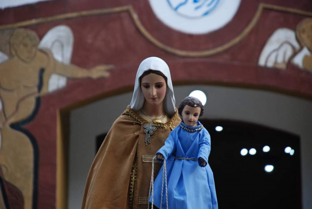 Mantilla celebró su fiesta patronal.